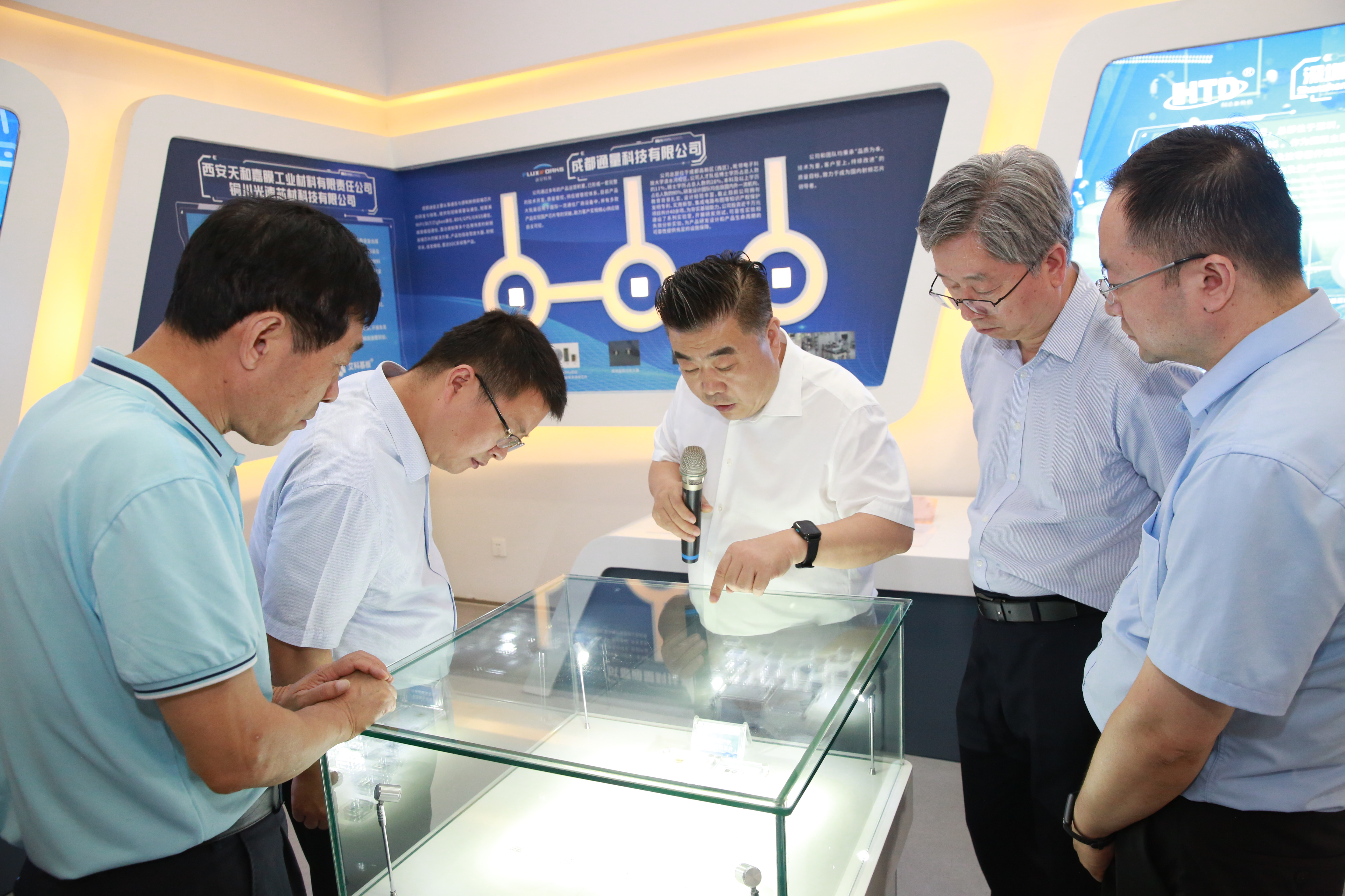 省科协党组书记李豫琦一行到众赢国际版防务调研_众赢国际版
